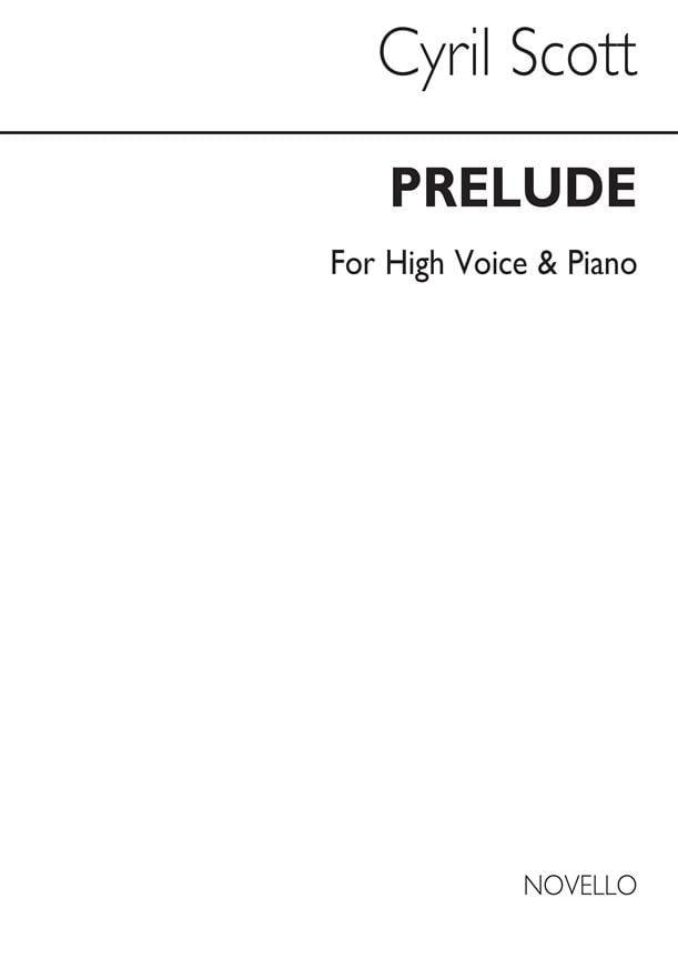 Prelude Op57 No.1-high Voice/Piano (Key-d)